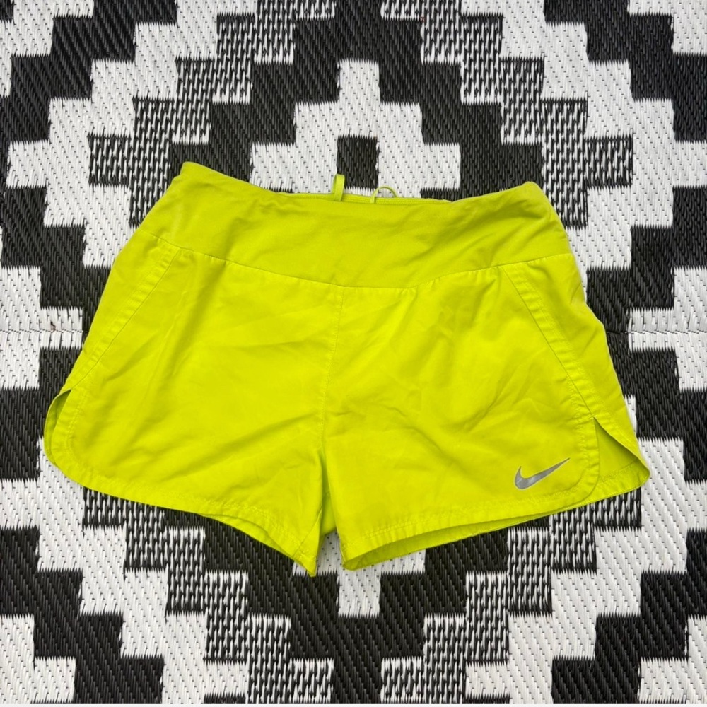 Nike neon yellow Dri - Fit shorts sportswear